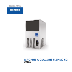 MACHINE A GLACONS PLEIN 20 KG CS20M 300x300